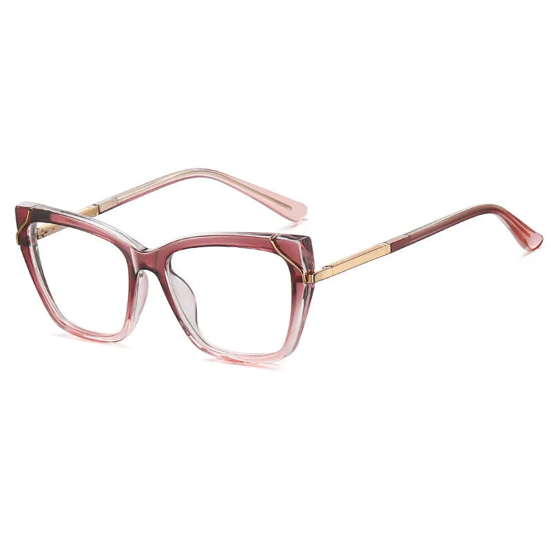 CCspace Women's Full Rim Square Tr 90 Alloy Reading Glasses 312727