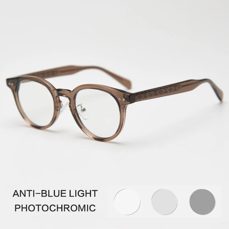 Gatenac Full Rim Square Tr 90 Titanium Photochromic Reading Glasses G83078