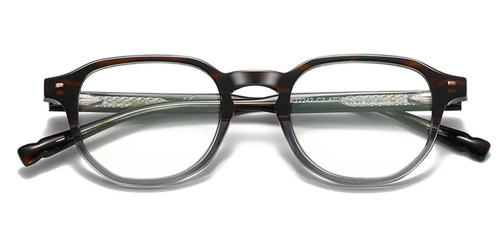 CCspace Women's Full Rim Oval Square Acetate Reading Glasses 802573
