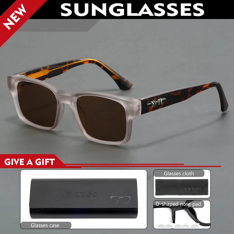 Vicky Men's Full Rim Square Tr 90 Titanium Sunglass Reading Glasses 10292