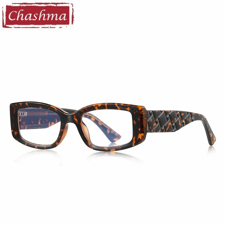 Chashma Ochki Women's Full Rim Square Oval Tr 90 Alloy Eyeglasses 882256
