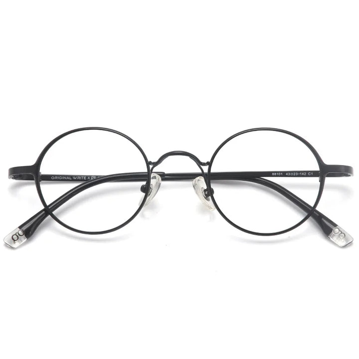 Muzz Women's Full Rim Round Titanium Eyeglasses 88101