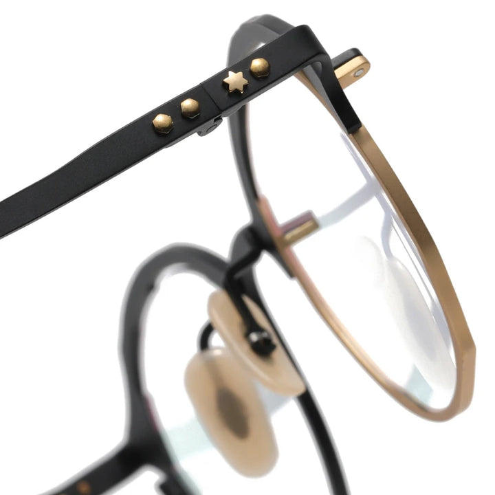 Muzz 0054 men's IP titanium prescription eyeglasses — view 7