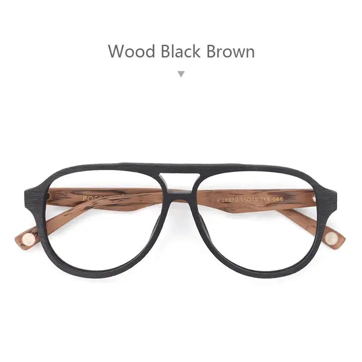 Hdcrafter Unisex Full Rim Double Bridge Oval Acetate Frames 892000 Hdcrafter Eyeglasses