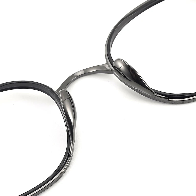 Muzz 1234 unisex oval pure titanium prescription eyeglasses — view 7