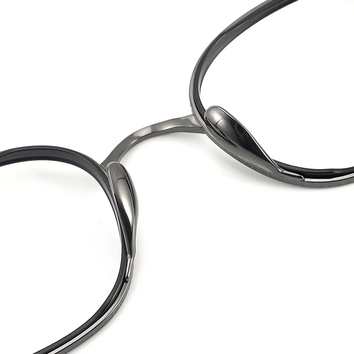 Muzz 1234 unisex oval pure titanium prescription eyeglasses — view 7