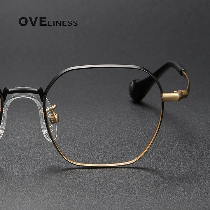 Oveliness Unisex Youth's Full Rim Square Titanium Eyeglasses  O80947 Full Rim Oveliness   