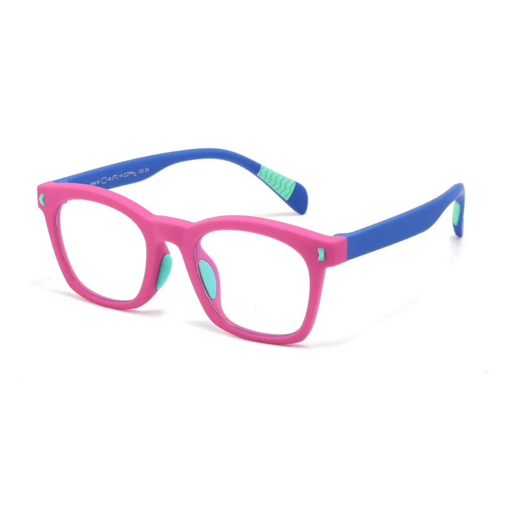 Yimaruili Unisex Full Rim Square TR-90 Eyeglasses KR618 — view 1 | Yimaruili at FuzWeb