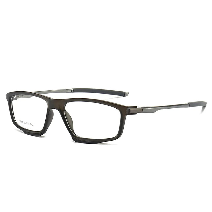 Muzz 58520 men's rectangle sports TR-90 prescription eyeglasses — view 13