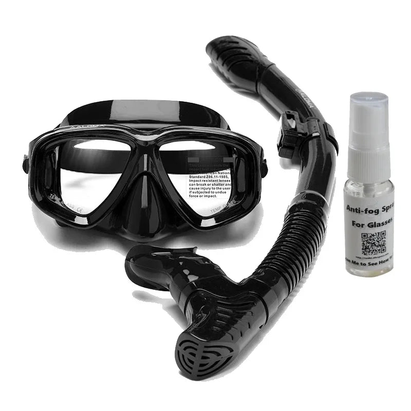 Aleefa Unisex Goggle Plastic Resin Lens Pc Silicone Swim Mask 64307