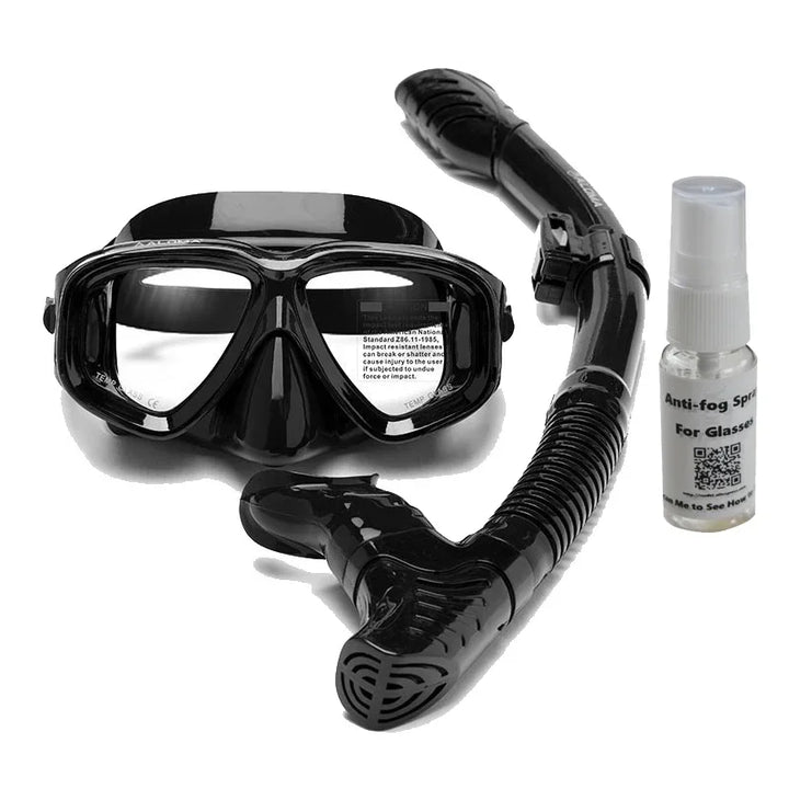 Aleefa Unisex Goggle Plastic Resin Lens Pc Silicone Swim Mask 64307