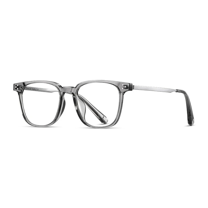 Yimaruili Unisex Full Rim Oval TR-90 Titanium Eyeglasses TR4001 — view 3 | Yimaruili at FuzWeb