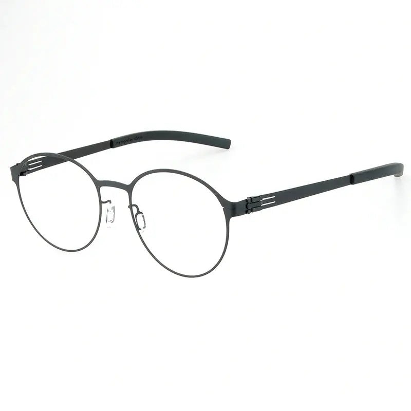 Bobbie 504421 Women’s Titanium Full Rim Oval Frames — view 1 | Bobbie at FuzWeb