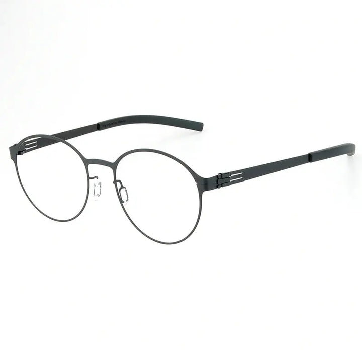 Bobbie 504421 Women’s Titanium Full Rim Oval Frames — view 1 | Bobbie at FuzWeb