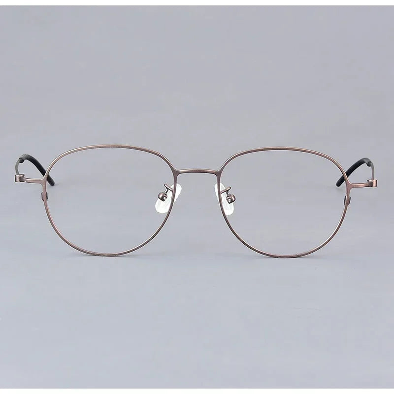 Bobbie Unisex Full Rim Oval Titanium Eyeglasses KMN512