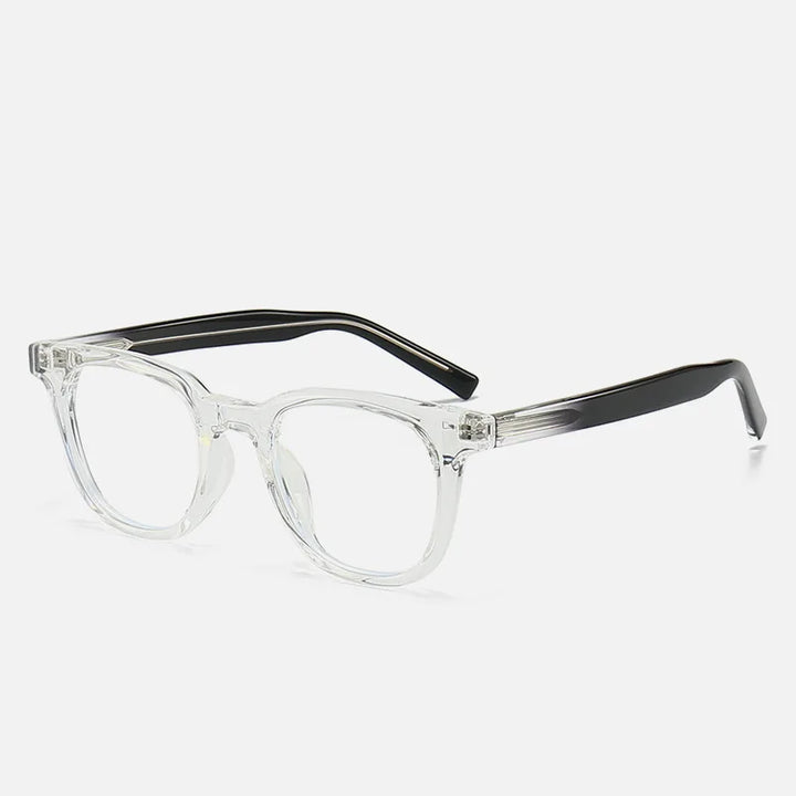 Kansept Unisex Full Rim Square TR 90 Eyeglasses H5553 Full Rim Kansept C1  