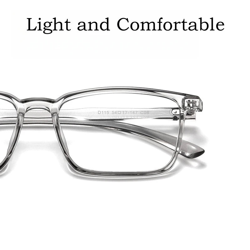 Yimaruili Unisex Full Rim Square Tr 90 Eyeglasses Y1150 Full Rim Yimaruili Eyeglasses   