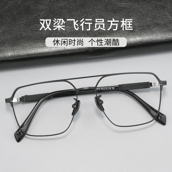 Bclear Men Full Rim Square Alloy Eyeglasses BSF-T1213X