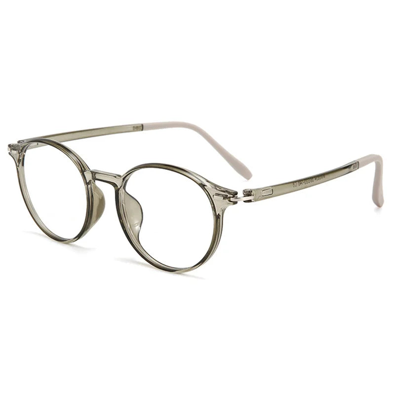 Kocolior Women's Full Rim Round Tr 90 Eyeglasses 46854