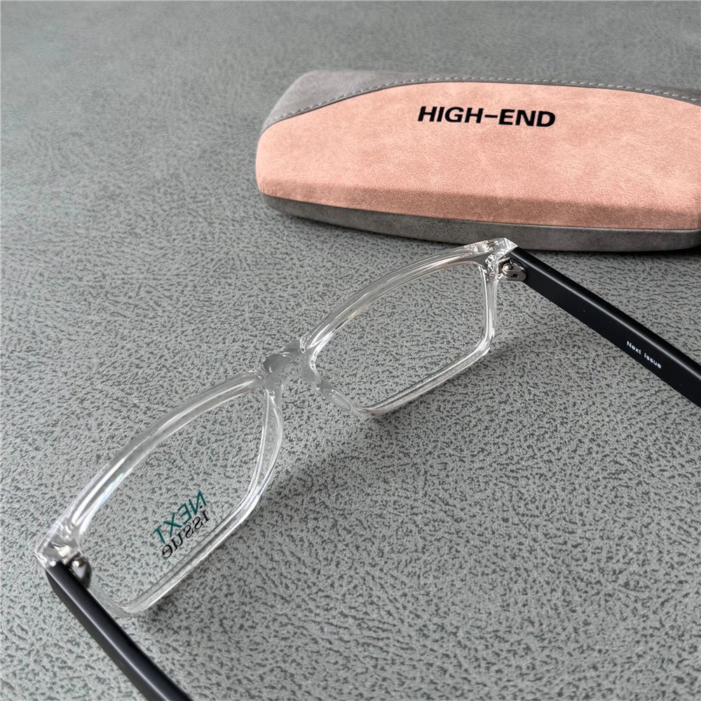 Cubojue Women's Full Rim Square Brow Line Acetate Reading Glasses 967311