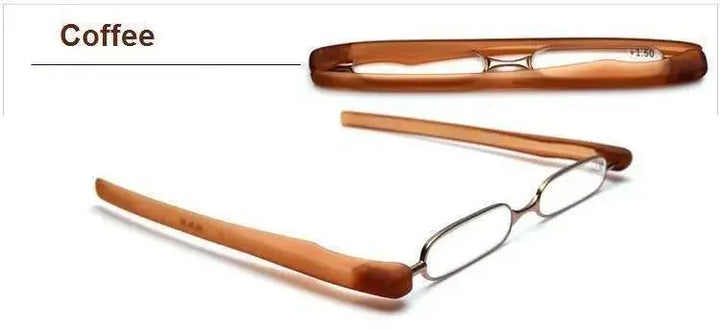 Brightzone Unisex Semi Rim Oval Tr 90 Alloy Reading Glasses 154515