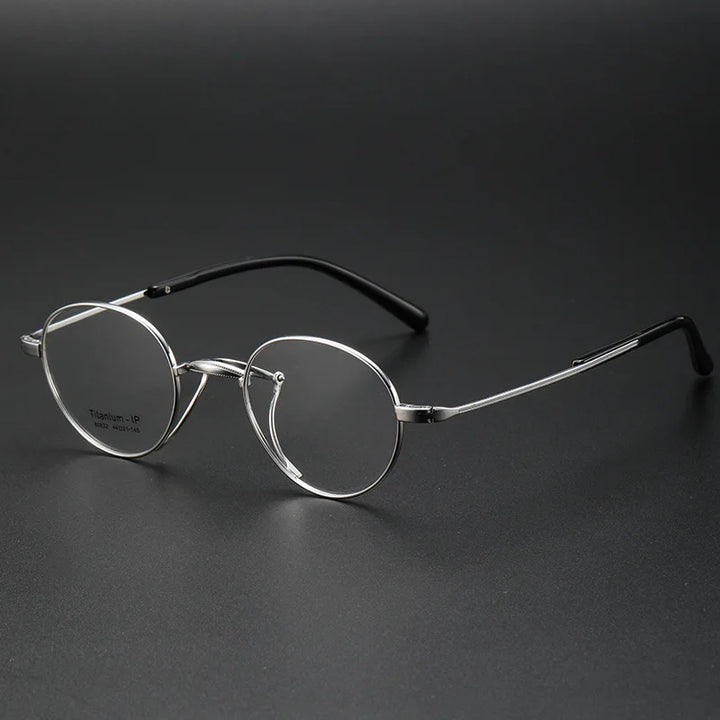 Aimee Women's Full Rim Small Frame Width Oval Titanium Eyeglasses 80832