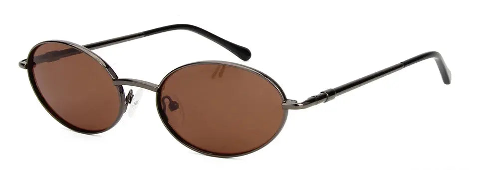 Esnbie 253081 Unisex Full Rim Oval Alloy Sunglasses Esnbie