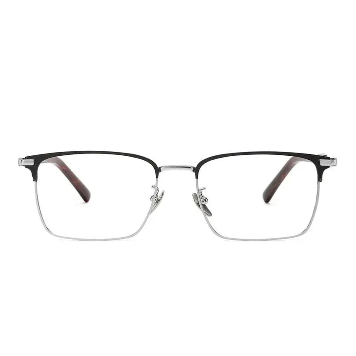 Bclear Full Rim 203400 Men’s Titanium Full Rim Square Frames FuzWeb