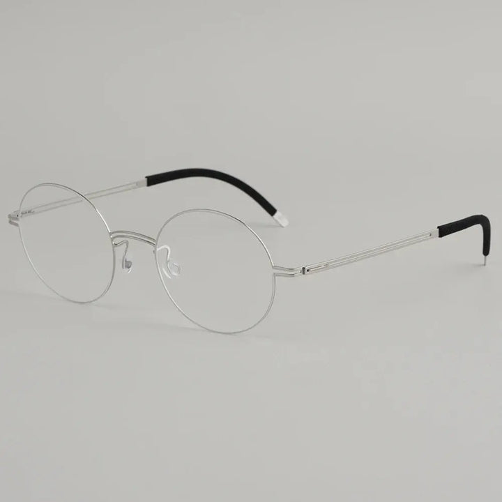 Bobbie 470100 Unisex Screwless Full Rim Round Titanium Frames — view 2 | Bobbie at FuzWeb
