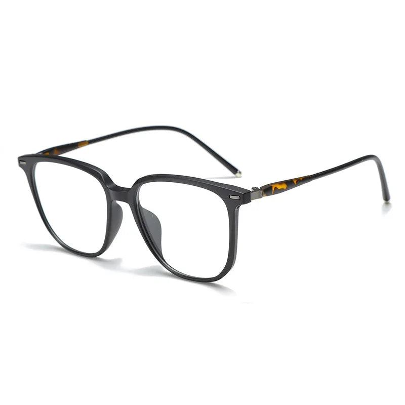 Kocolior Unisex Full Rim Square Tr 90 Alloy Eyeglasses 772304
