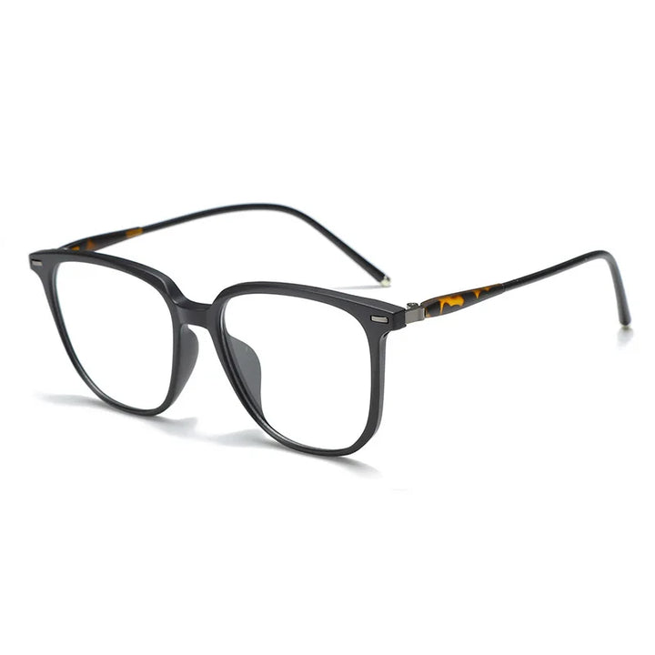 Kocolior Unisex Full Rim Square Tr 90 Alloy Eyeglasses 772304