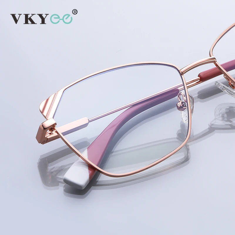 Vicky Women's Full Rim Cat Eye Alloy Reading Glasses 3033 Reading Glasses Vicky   