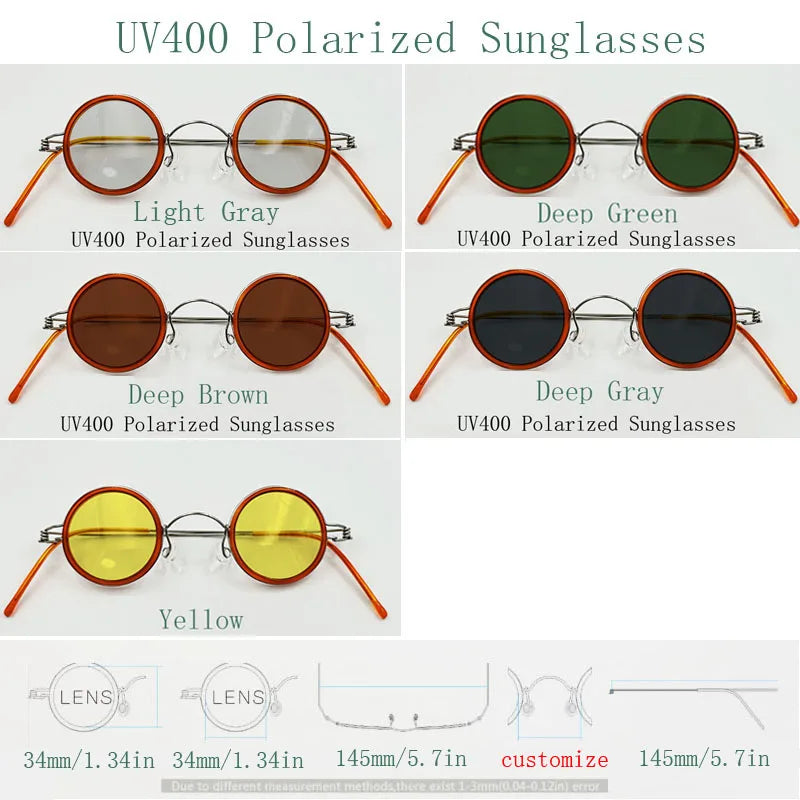 Yujo Unisex Round Polarized Sunglasses – FuzWeb