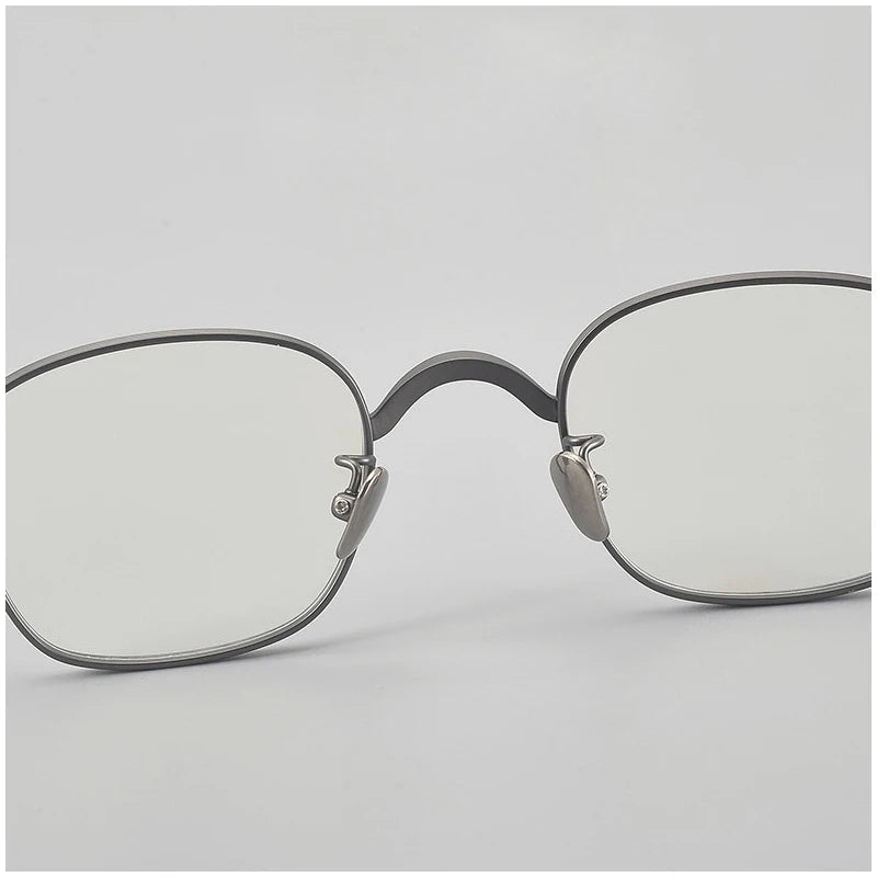Muzz 117 men's small square IP titanium prescription eyeglasses — view 7