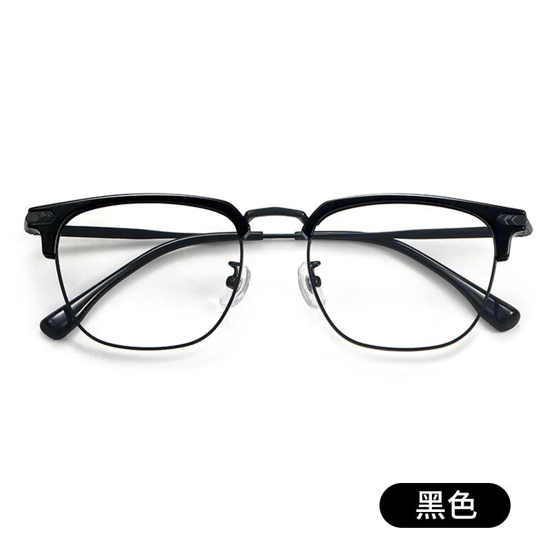 Zirosat Unisex Full Rim Square Alloy Eyeglasses 22601