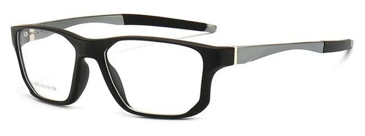 Muzz 58550 men's square sports TR-90 prescription eyeglasses — view 5