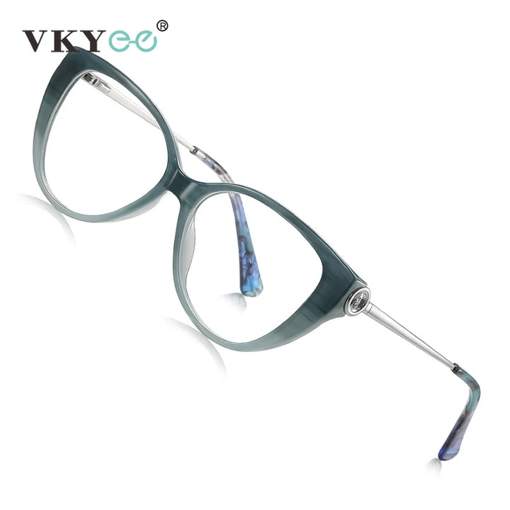 Vicky Women's Full Rim Cat Eye Tr 90 Titanium Reading Glasses 97207