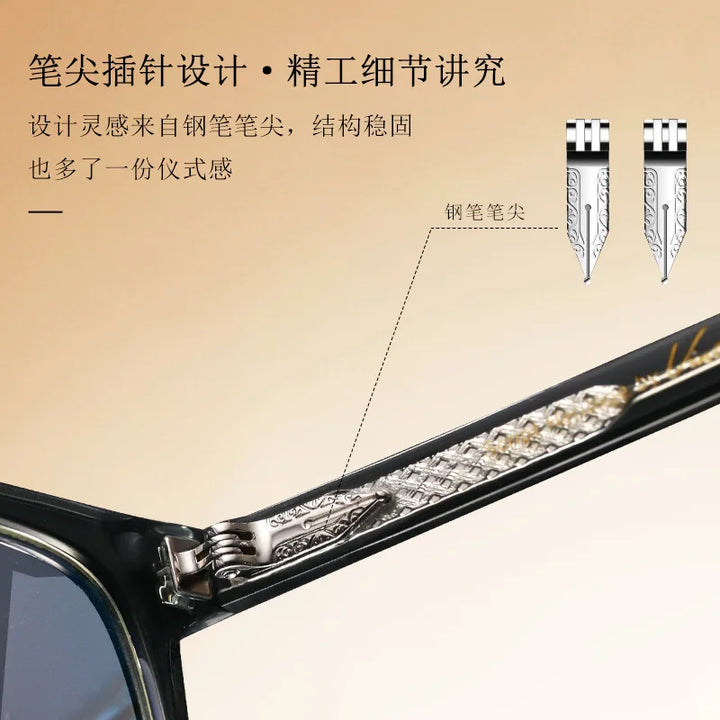 Reven Jate Unisex Full Rim Square Acetate Prescription Eyeglasses F22249 - view 6