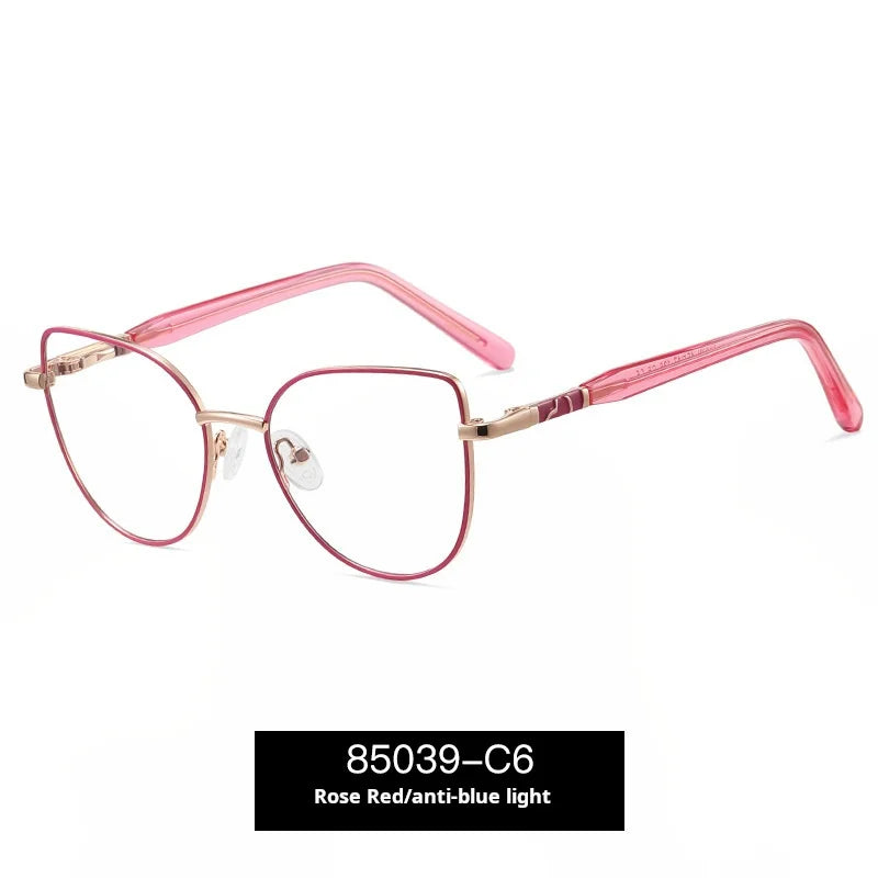 Xbora Unisex Full Rim Classic Pure Titanium Eyeglasses 85039 — view 4 | Xbora at FuzWeb