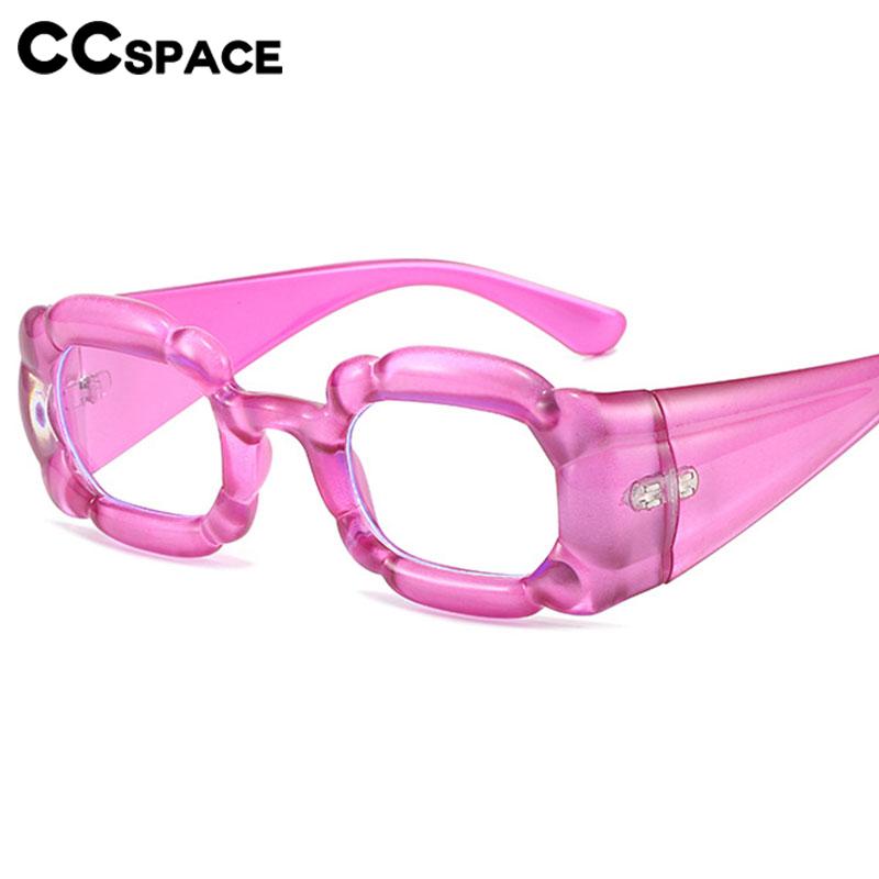 CCspace Women's Full Rim Square Resin Eyeglasses 56868 Full Rim CCspace   