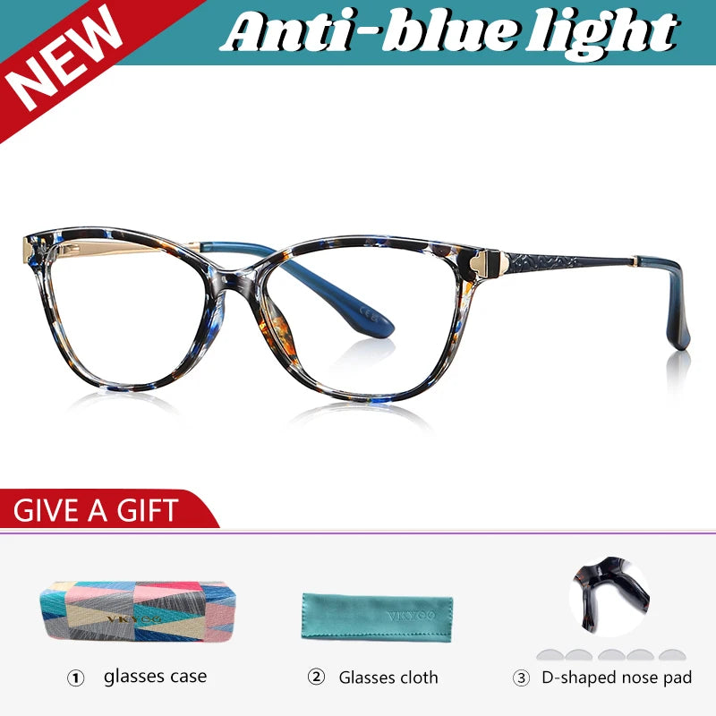 Vicky Women's Full Rim Square Cat Eye Reading Glasses 77231