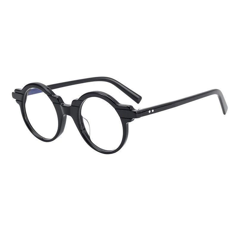 Nobler Unisex Full Rim Small Round Cat Eye Acetate Eyeglasses H021 Full Rim Nobler   