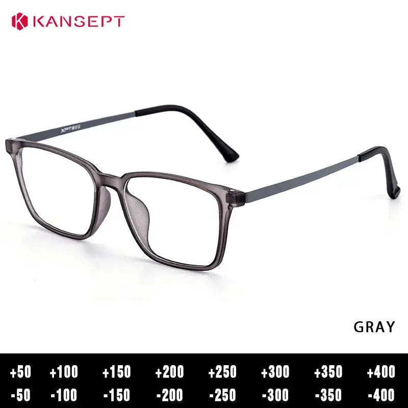 Kansept Unisex Full Rim Square Tr 90 Titanium Frames 982200 FuzWeb