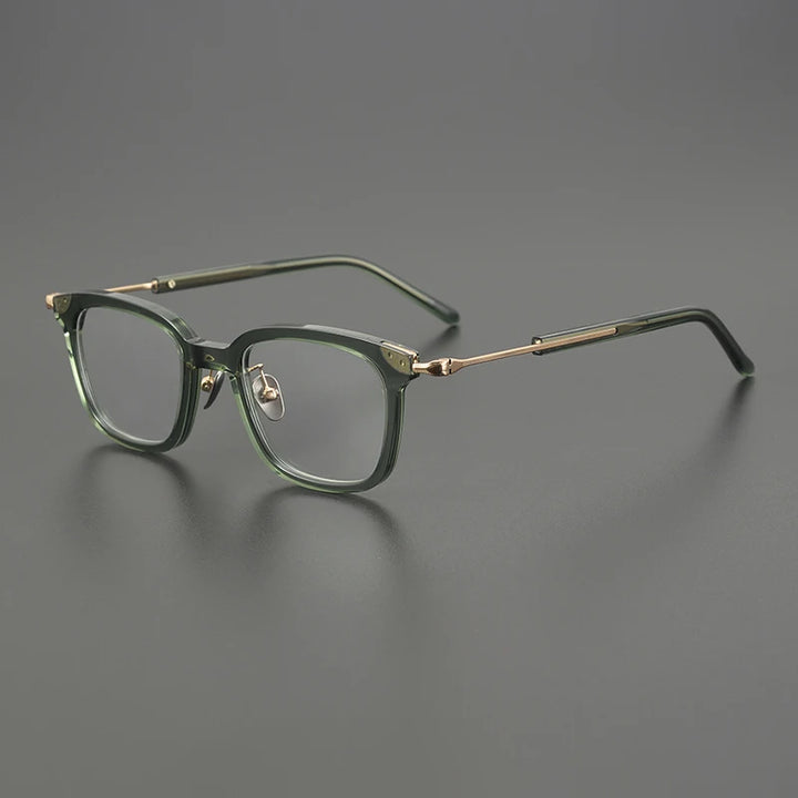 Nobler Unisex Full Rim Square Titanium Acetate Eyeglasses G124 Full Rim Nobler   