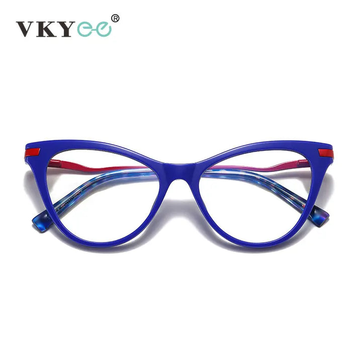 Vicky Women's Full Rim Tr 90 Titanium Cat Eye Reading Glasses 2109 Reading Glasses Vicky   