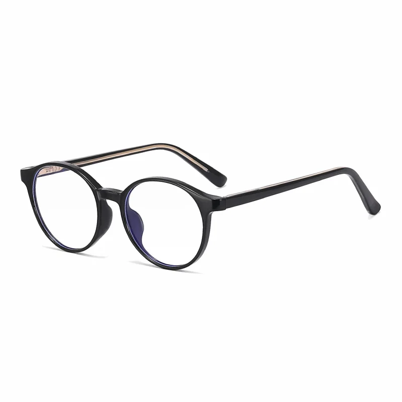 Ralferty Unisex Youth's Full Rim Round Tr 90 Acetate Eyeglasses R830 Full Rim Ralferty C1 Black CHINA 