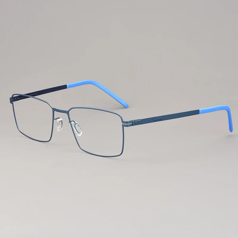 Aimee Women's Full Rim Round Square Screwless Steel Eyeglasses 202019