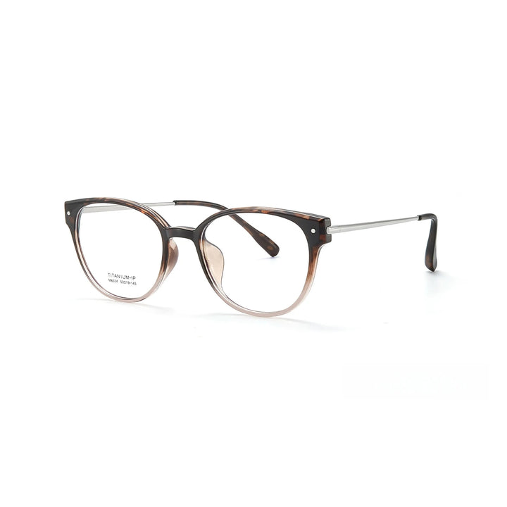Yimaruili Unisex Full Rim Cat-Eye TR-90 Titanium Eyeglasses M8334 — view 6 | Yimaruili at FuzWeb