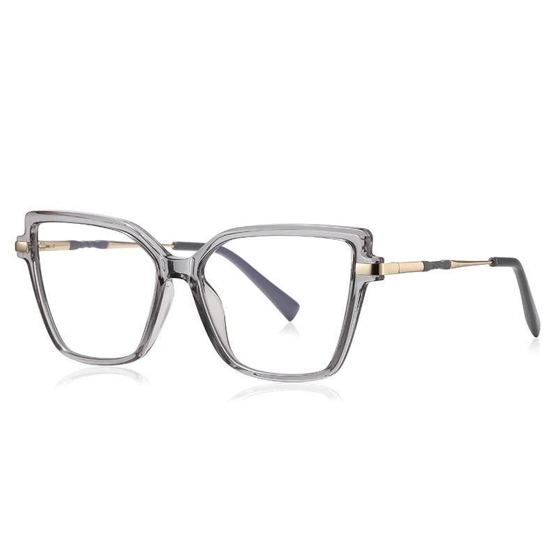 Vicky Women's Full Rim Butterfly Tr 90 Alloy Reading Glasses 46101