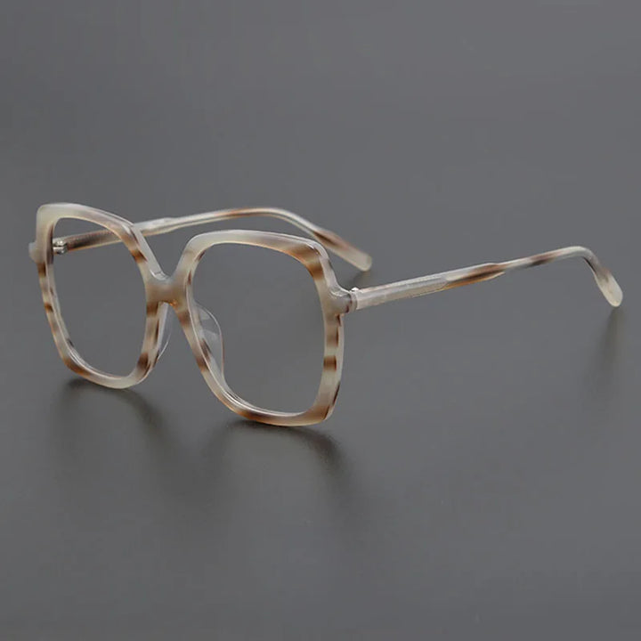 Nobler Unisex Full Rim Large Square Acetate Eyeglasses H018 Full Rim Nobler C2  